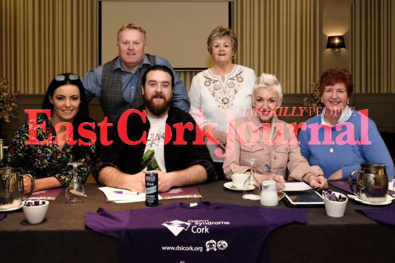 MC Fanat and Ethel O'Connor with judges Marian Heffernan, Jamie Stanton, Pat Vogue Walker and Karen O'Sullivan